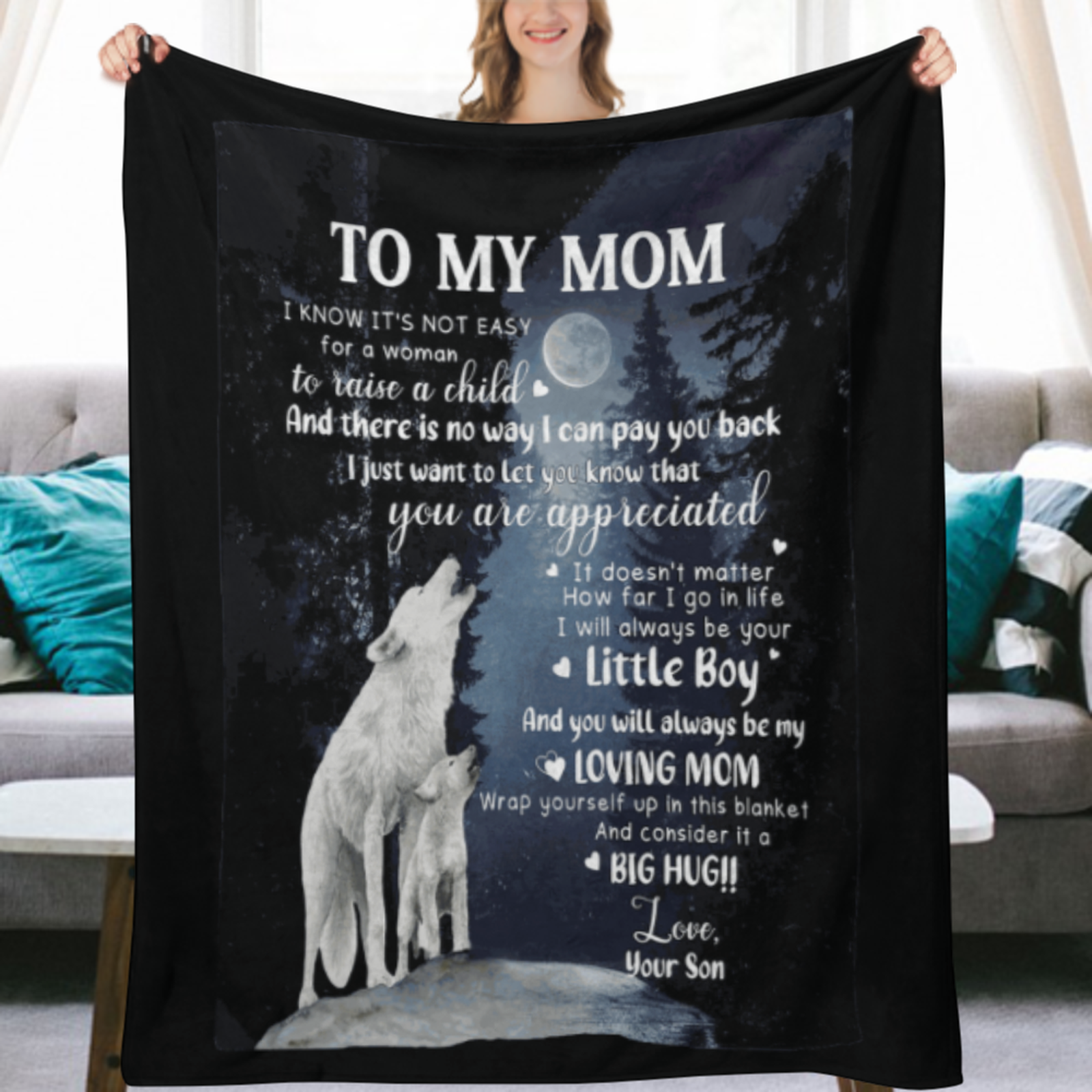 Mother - To My Mom I Know It's Not Easy For A Woman To Raise A Child