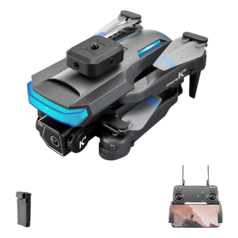 Drone Profissional XT5 Com Câmera Dupla 360 Graus 4K FullHD-{Aut_Drone}