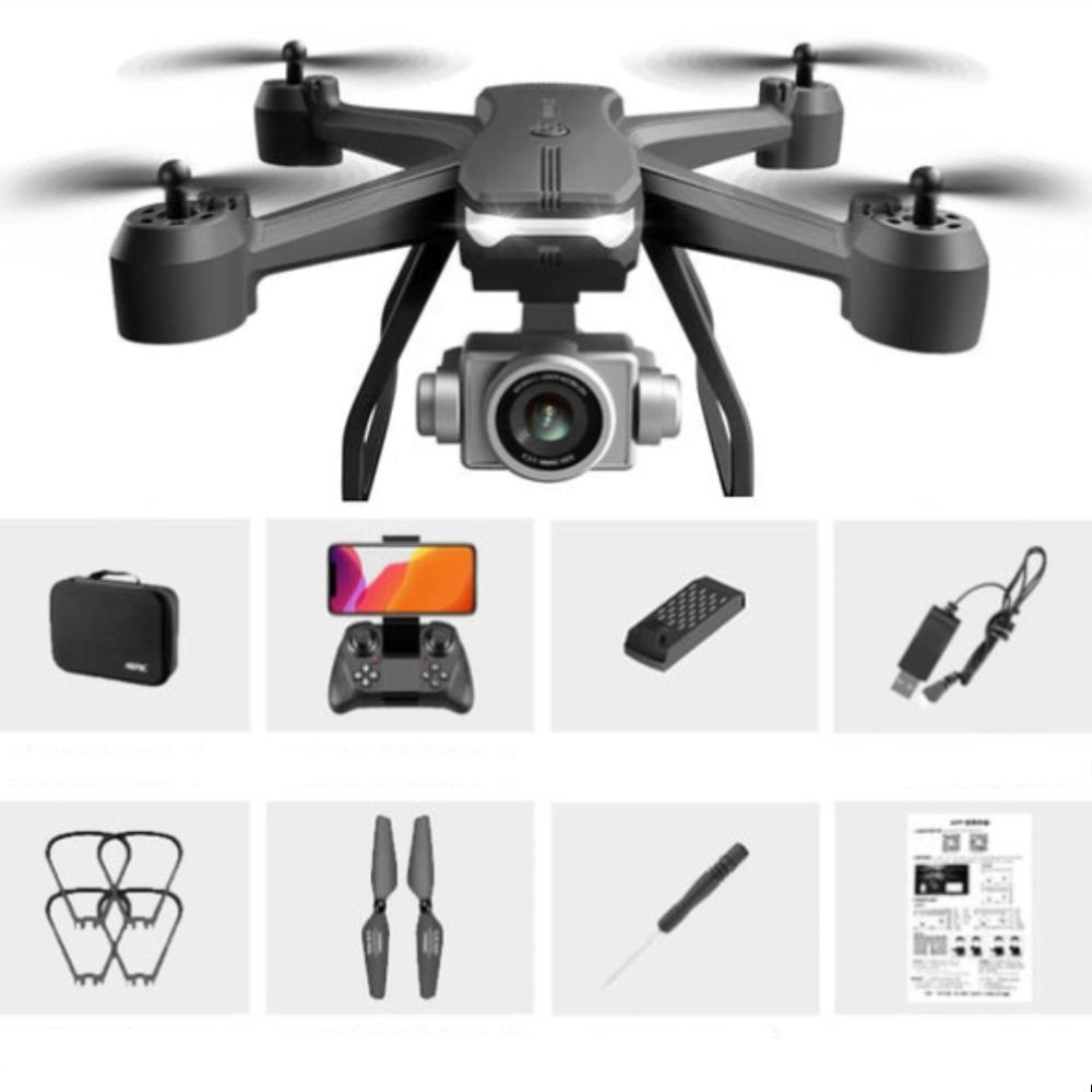 Drone Profissional Dobrável com GPS Câmera 6K FullHD Wifi-{Aut_Drone}