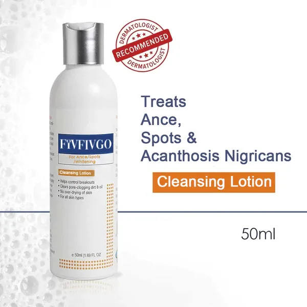 fivfivgo™ loção de limpeza para acne e borbulhas e acantose nigricans