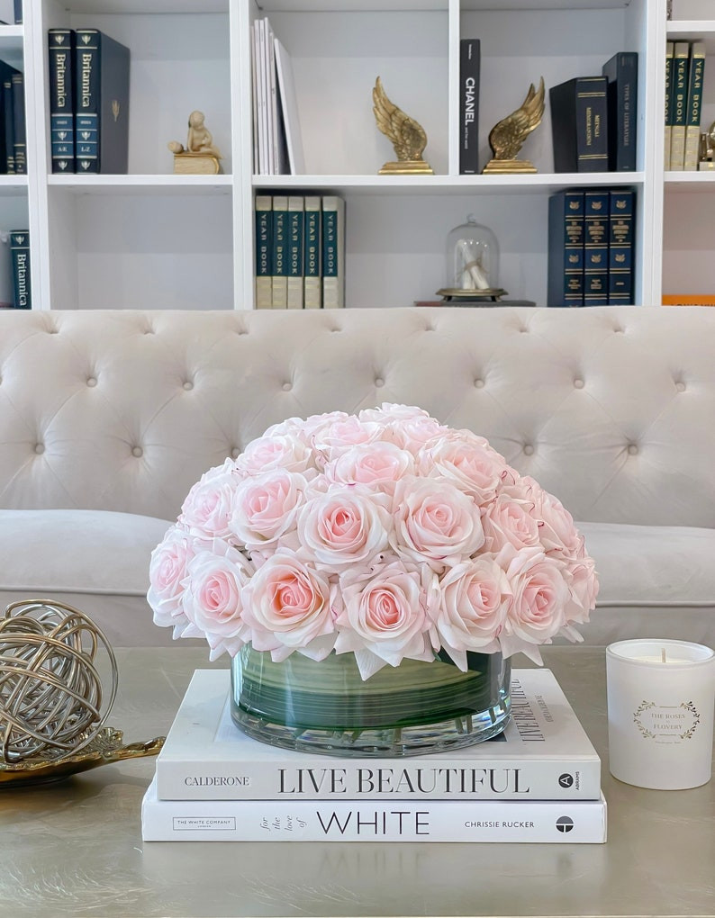 Rose Arrangement-Artificial Roses Arrangement-Faux Rose Arrangement