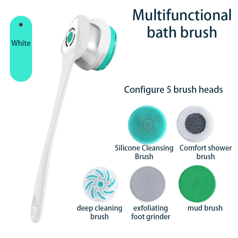 🔥HOT SALE - 50% OFF 🔥New Multifunctional Waterproof Electric Bath Brush-Festivesl