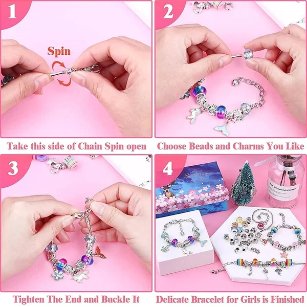 🎁CHRISTMAS TOP 1 TRENDING🔥Charm Bracelet Jewerly Making Kit(BUY 2 GET 10% OFF & FREE SHIPPING)-Festivesl