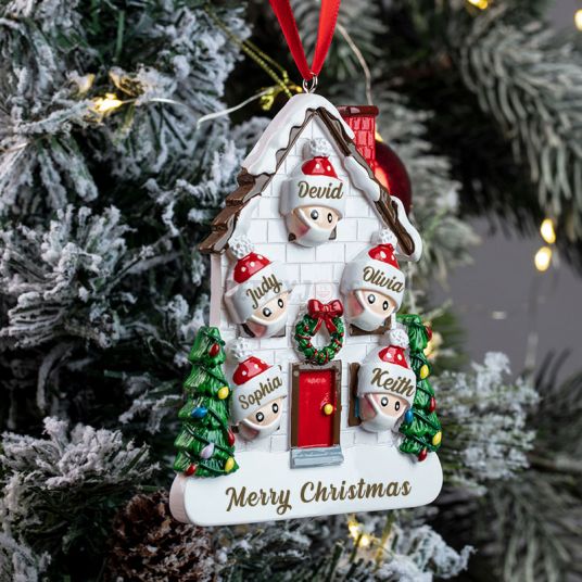 Personalized Ornament 2021 Family Christmas Ornament-Festivesl
