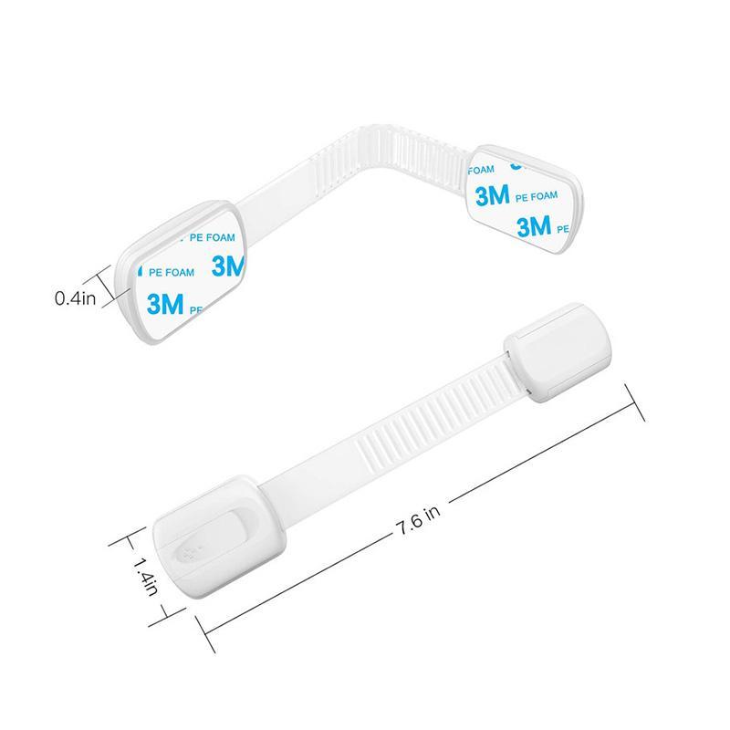 Child Safety Strap Locks for Fridge, Cabinets, Drawers, Dishwasher, Toilet-Festivesl