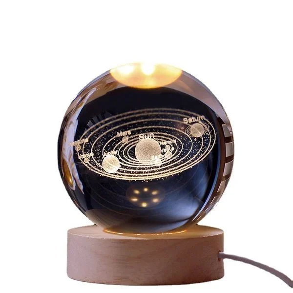 (🔥Hot Sale NOW- SAVE 48% OFF)3D Planet Crystal Ball-Festivesl