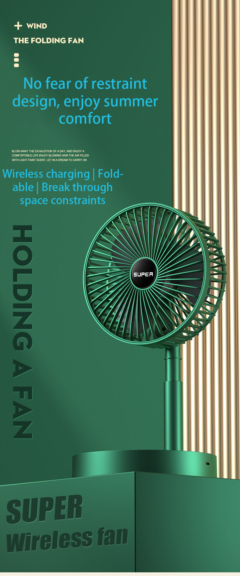 🔥HOT SALE - 50% OFF 🔥New retractable storage fan-Festivesl