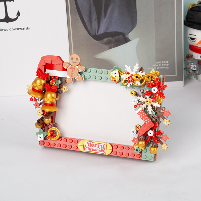 🔥Christmas warm up🔥🎅Christmas decoration blocks (🎁music box, photo frame, christmas tree​​​)-Festivesl