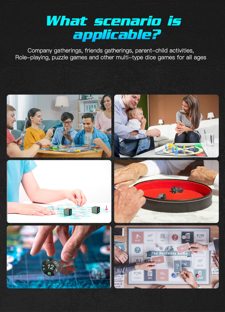 🔥HOT SALE - 50% OFF 🔥2022 New Party Fluorescent 7-Piece Dice-Festivesl