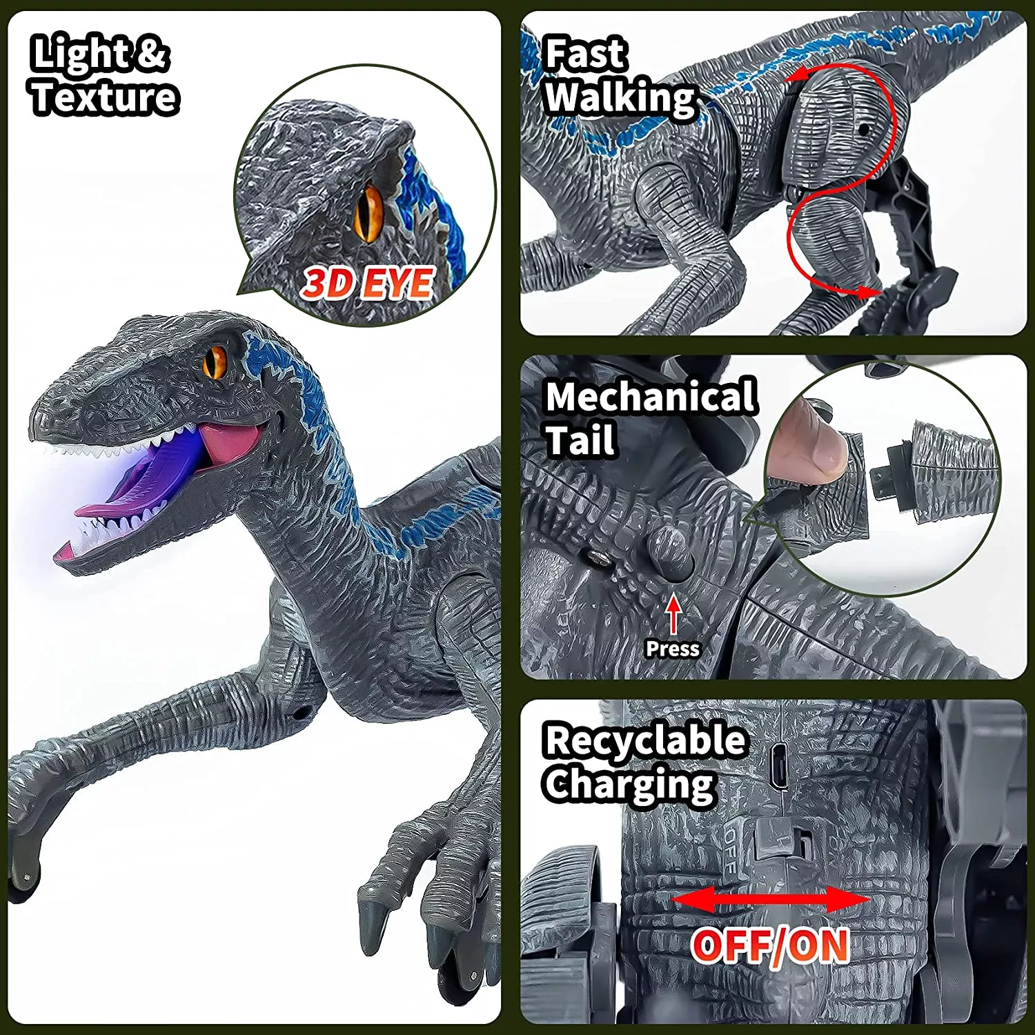 Best Christmas Gifts for Kids🎁Remote Control Dinosaur(Buy 2 Free Shipping)-Festivesl