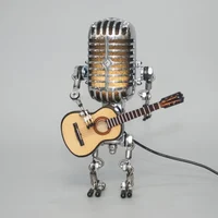 Black Friday Sale 49% OFF🎁Vintage Metal Microphone Robot Desk Lamp - Get Free Light!!-Festivesl