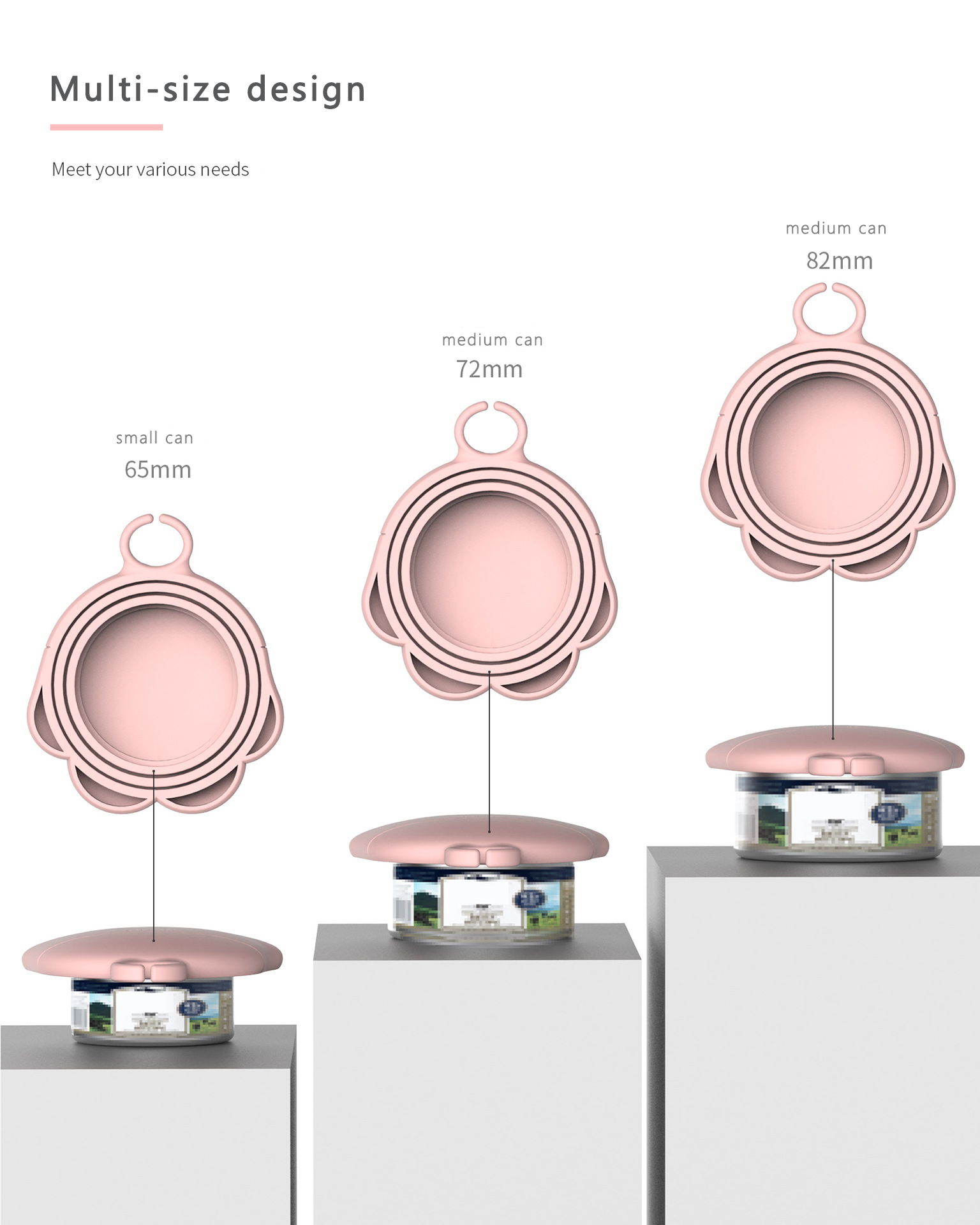 Cat Claw Can Lid Creative Can Opener Seal Vacuum Cat Tableware Supplies Silicone Can Lid-Festivesl