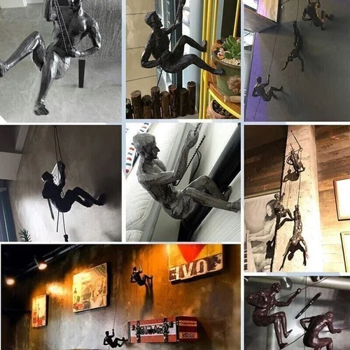 【LAST DAY -70%OFF】Climber Wall Sculpture-Festivesl