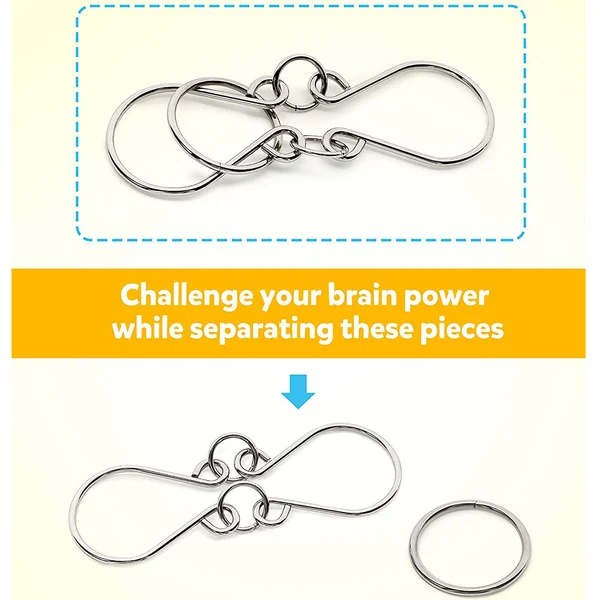 Disentanglemen Iron Link Unlock Interlock Game-Festivesl