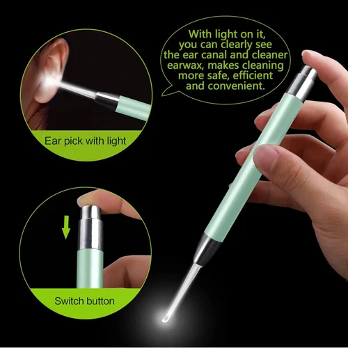 🔥Last Day Promotion 48% OFF - Ear Wax Removal Tool Kit with Light-Festivesl