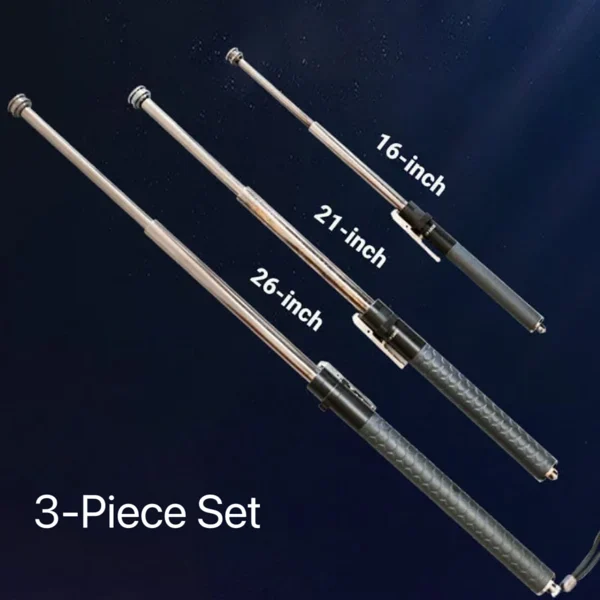 🔥LAST DAY 53% OFF-Enhanced Automatic Retractable Self-Defense Hiking Stick-Festivesl