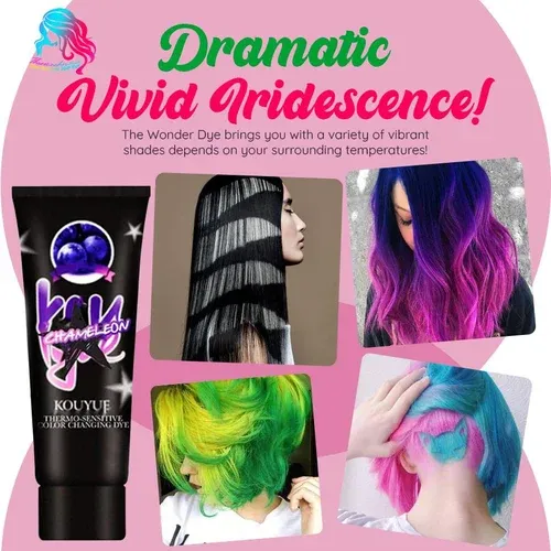 🔥Last Day Promotion 49% OFF - Thermochromic Hair Dye （BUY 2 SAVE 10% & FREE SHIPPING）-Festivesl