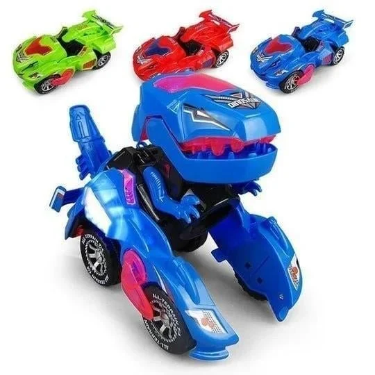 🎅Holiday Pre-Sale - 49% OFF🎁LED DINOSAUR TRANSFORMATION CAR TOY-Festivesl