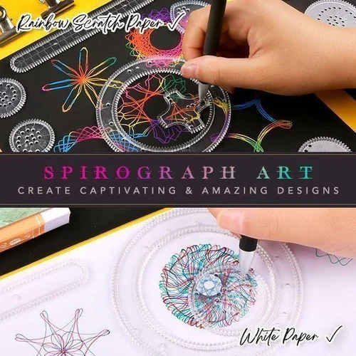 🎁New Year Sale 48% OFF - Spirograph Geometric Ruler Set (BUY 3 FREE SHIPPING)-Festivesl