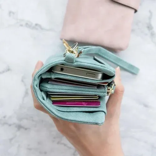 🔥(Summer Hot Sale 40% OFF) Small Trifold Leather Wallet-Festivesl