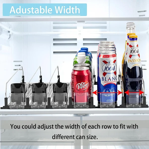🍹Self-Pushing Drink Organizer for Fridge- 50% OFF-Festivesl