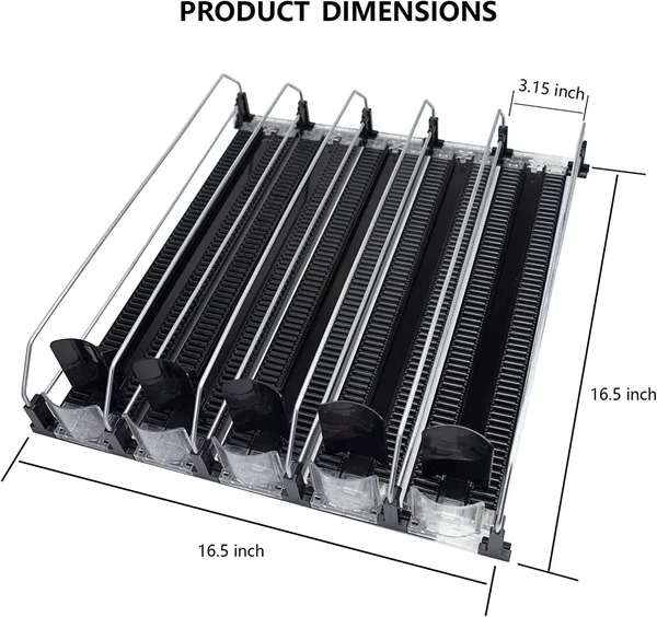 🍹Self-Pushing Drink Organizer for Fridge- 50% OFF-Festivesl
