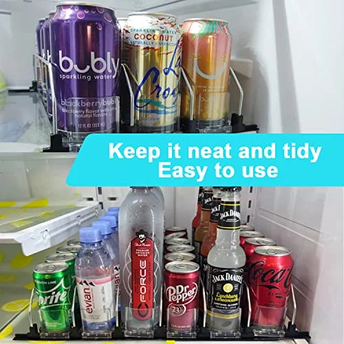 🍹Self-Pushing Drink Organizer for Fridge- 50% OFF-Festivesl