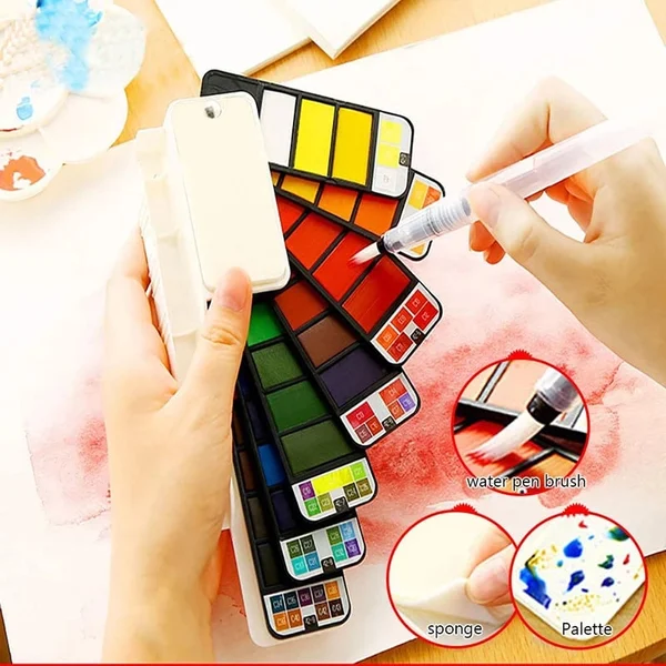 🔥Last Day Promotion 49% OFF -- Handy Watercolor Travel Kit-Festivesl