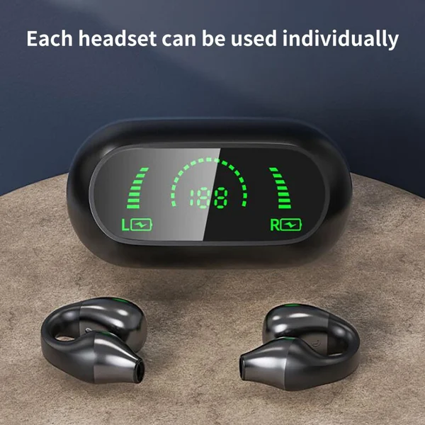 🎁Last Day Promotion 50% OFF🎁 2023 Wireless Ear Clip Bone Conduction Headphones🎧-Festivesl
