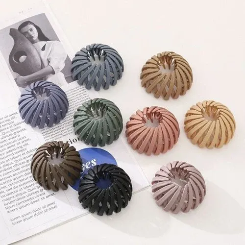 Lazy Bird's Nest Plate Hairpin-Festivesl