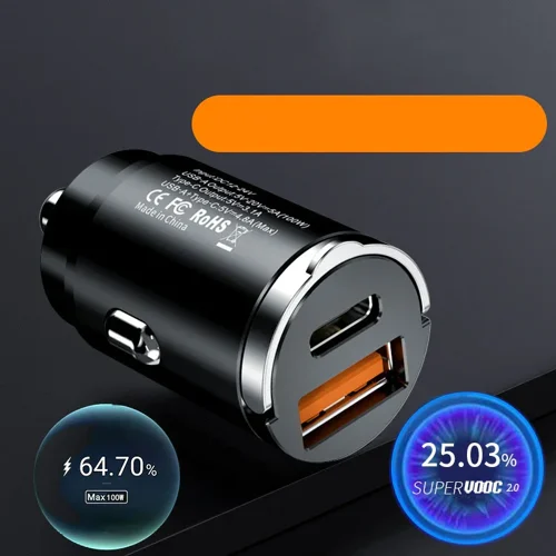 (🔥Spring Promotion 48% OFF) Multi Compatible 100W Fast Charging Car Charger-Festivesl