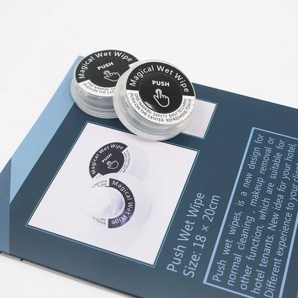 Pressed Portable Wet And Dry Wipes-Festivesl