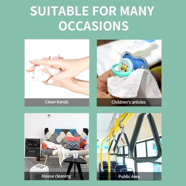 Pressed Portable Wet And Dry Wipes-Festivesl