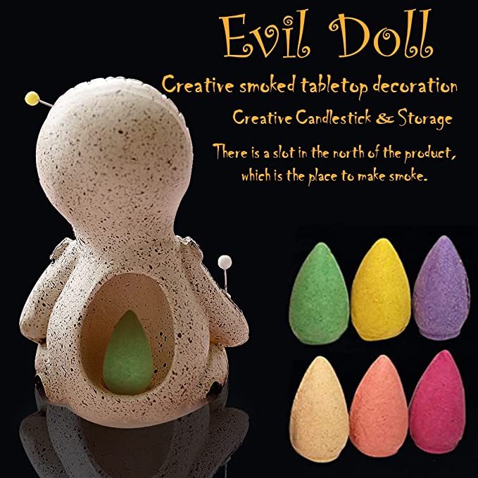 🎃Halloween Promotion 49% Off - Voodoo Doll Cone Incense Burner👻-Festivesl