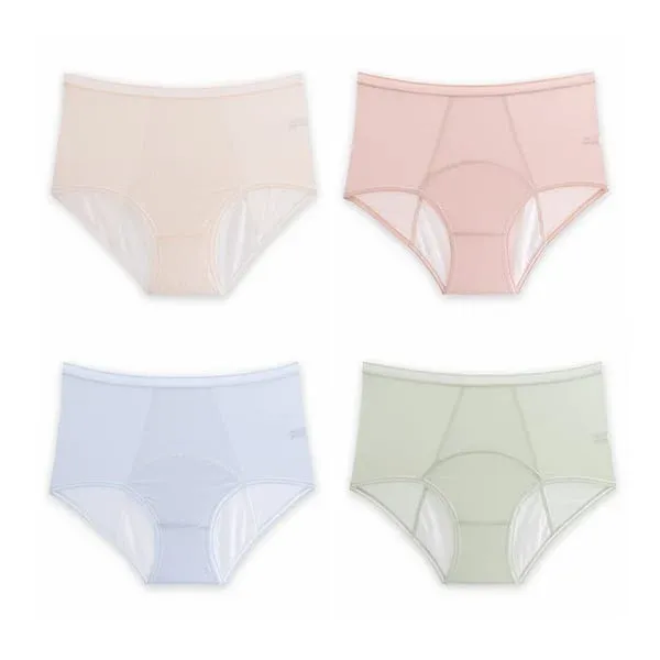 🔥Last Day Promotion -50% OFF🔥 - High Waist Leak Proof Ice Silk Panties Plus Size L-6XL-Festivesl
