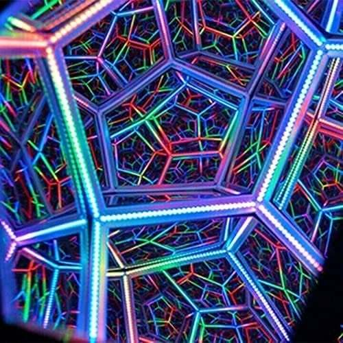 ✨The InfiniteX Dodecahedron Color Art Light- A visual feast through dimensions🎁(Free Worldwide Freight)-Festivesl