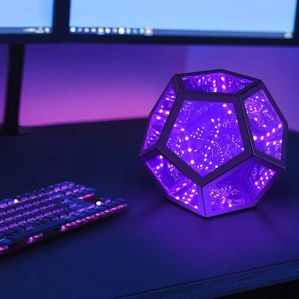 ✨The InfiniteX Dodecahedron Color Art Light- A visual feast through dimensions🎁(Free Worldwide Freight)-Festivesl