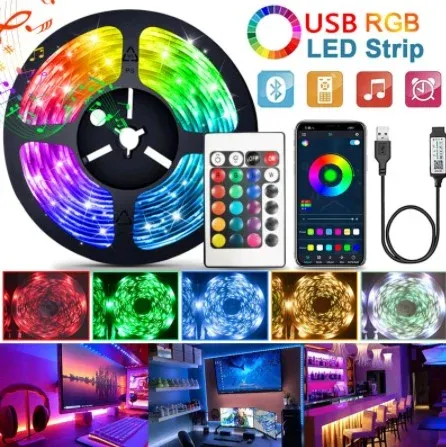 (🔥Last Day Promotion-49% OFF) LED Strip Light USB Bluetooth 5050 5V LED RGB Lights (BUY 2 FREE SHIPPING)-Festivesl