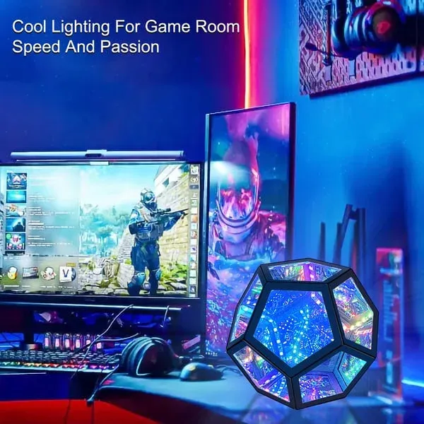 ✨The InfiniteX Dodecahedron Color Art Light- A visual feast through dimensions🎁(Free Worldwide Freight)-Festivesl