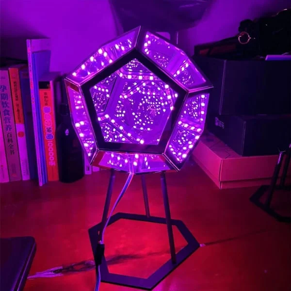 ✨The InfiniteX Dodecahedron Color Art Light- A visual feast through dimensions🎁(Free Worldwide Freight)-Festivesl