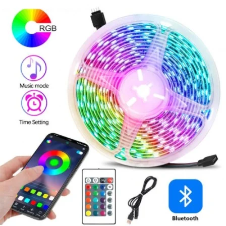 (🔥Last Day Promotion-49% OFF) LED Strip Light USB Bluetooth 5050 5V LED RGB Lights (BUY 2 FREE SHIPPING)-Festivesl