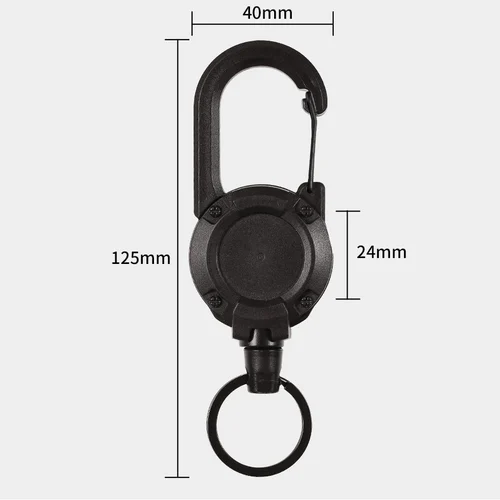 Outdoor Automatic Retractable Wire Rope Luya Anti-theft Tactical Keychain (🔥BUY 2 GET 1 FREE)-Festivesl