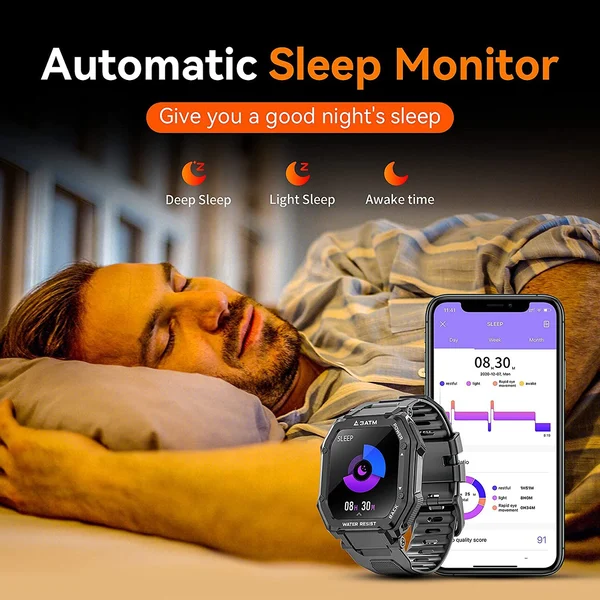 🔥Hot Sales Promotion🔥Outdoor Sports Three Defense Smart Watch-Festivesl