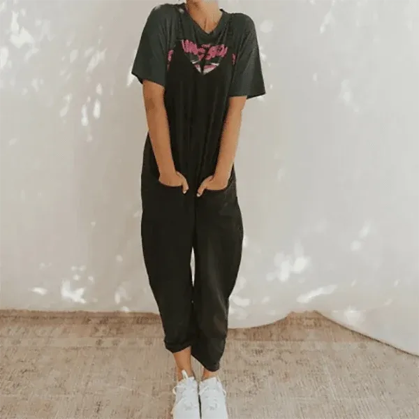 🔥Last Day Promotion -50% OFF🔥Wide Leg Jumpsuit with Pockets-Buy 2 Free Shipping-Festivesl