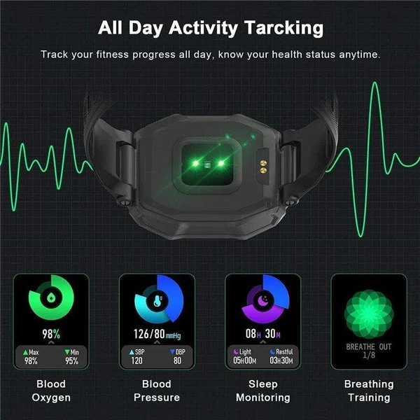 🔥Hot Sales Promotion🔥Outdoor Sports Three Defense Smart Watch-Festivesl