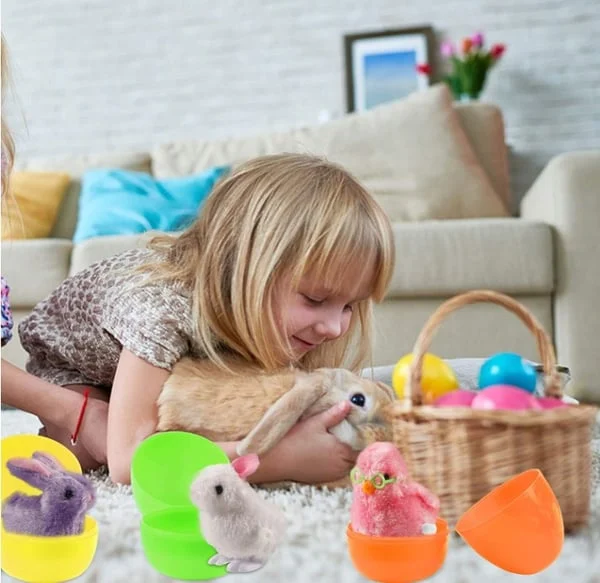 (🔥Discount this week - 50% OFF) - 🎁12Pcs Wind Up Toy Prefilled Easter Eggs-Festivesl