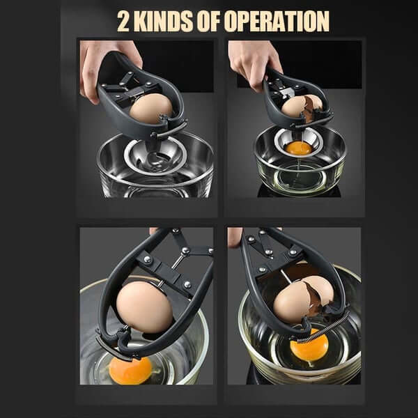 Multifunctional 2 in 1 egg opener - Super amazing egg beater tool-Festivesl