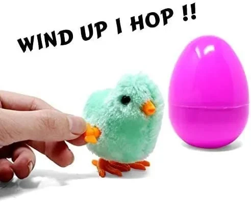 (🔥Discount this week - 50% OFF) - 🎁12Pcs Wind Up Toy Prefilled Easter Eggs-Festivesl
