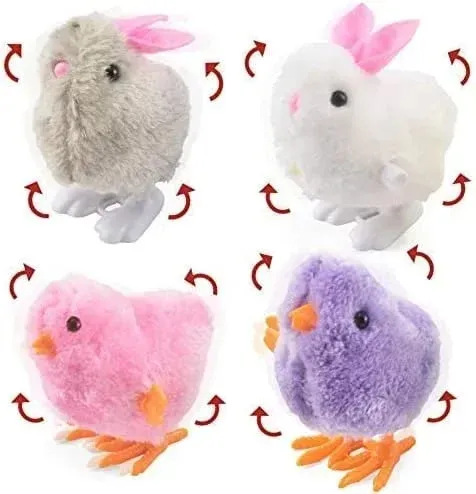 (🔥Discount this week - 50% OFF) - 🎁12Pcs Wind Up Toy Prefilled Easter Eggs-Festivesl