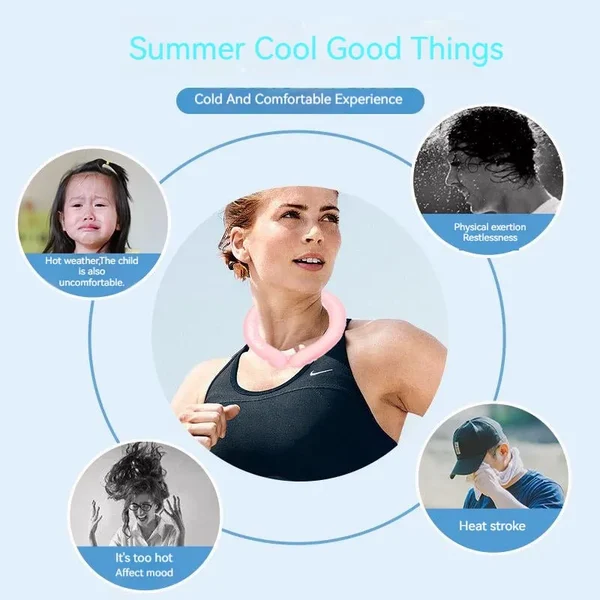 💥Last Day Promotion 48% OFF💥Wearable Cooling Neck Wraps for Summer Heat❄️-Festivesl